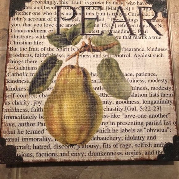 Fruit Wall Art - 12 x 12 - two pcs - Picture 6 of 7